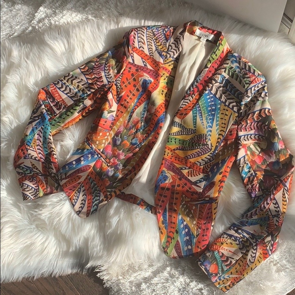 🍂 Ovi Multi-Color Print Blazer 🍂